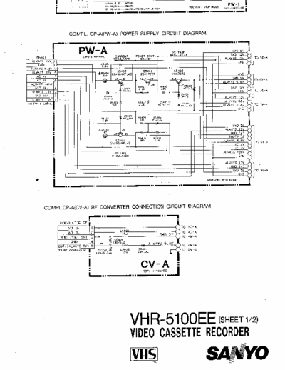 Sanyo VHR5100EE SANYO VHR5100EE VCR